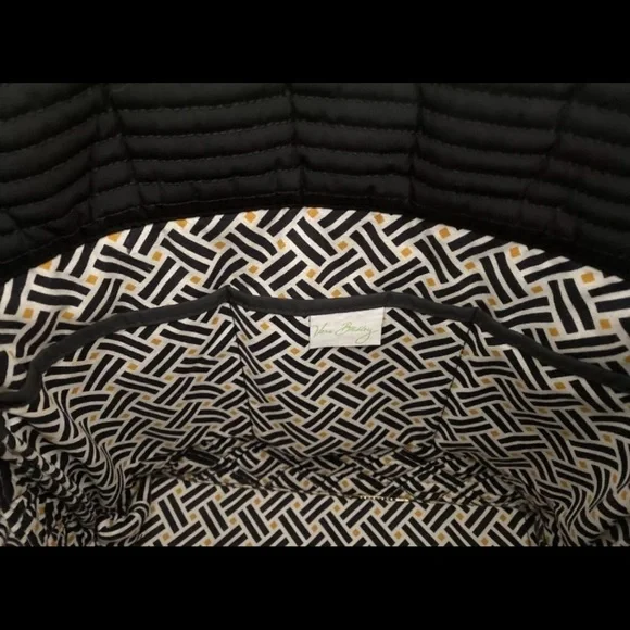 Vera Bradley Black Quilted Tote Bag - Picture 13 of 16